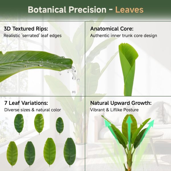 Extra Tall Artificial Banana Tree